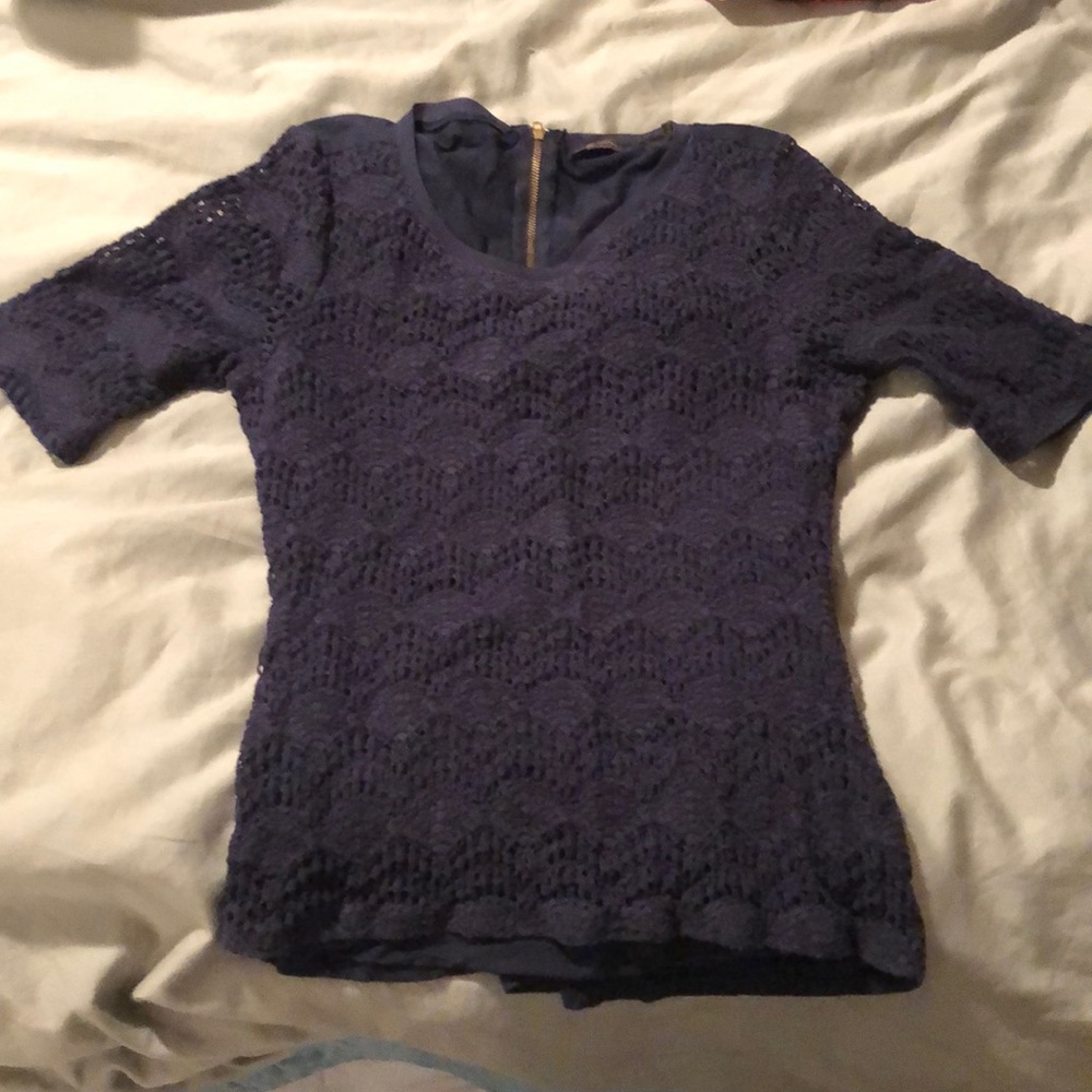 Lace 3/4 sleeve tee